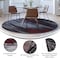 Flash Furniture Red 7' x 7' Round Abstract Design Accent Area Rug ACD-TZ-863-7R-RD-GG - alternate 3